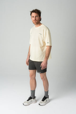 Reverse logo training tee