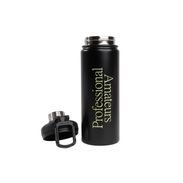 Reverse logo hydration bottle