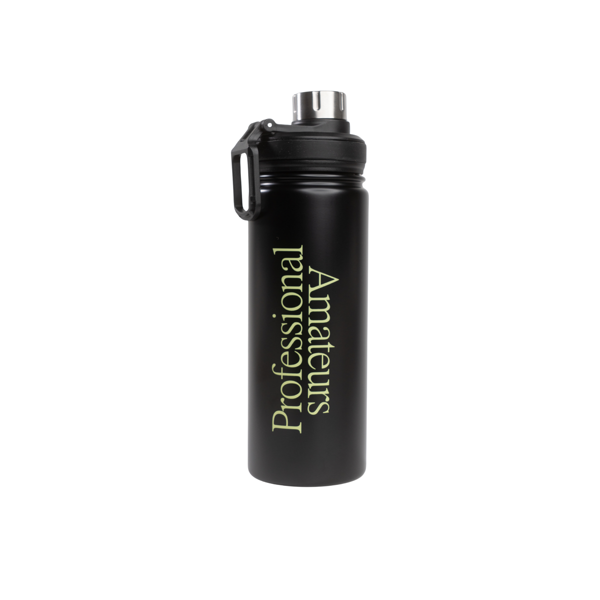 Reverse logo hydration bottle