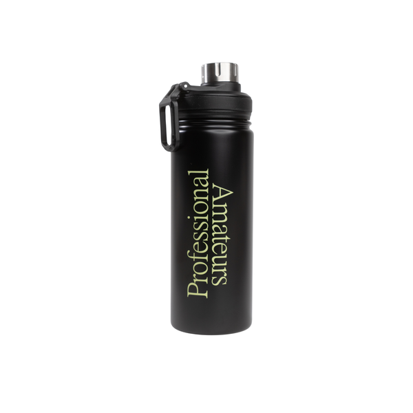 Reverse logo hydration bottle