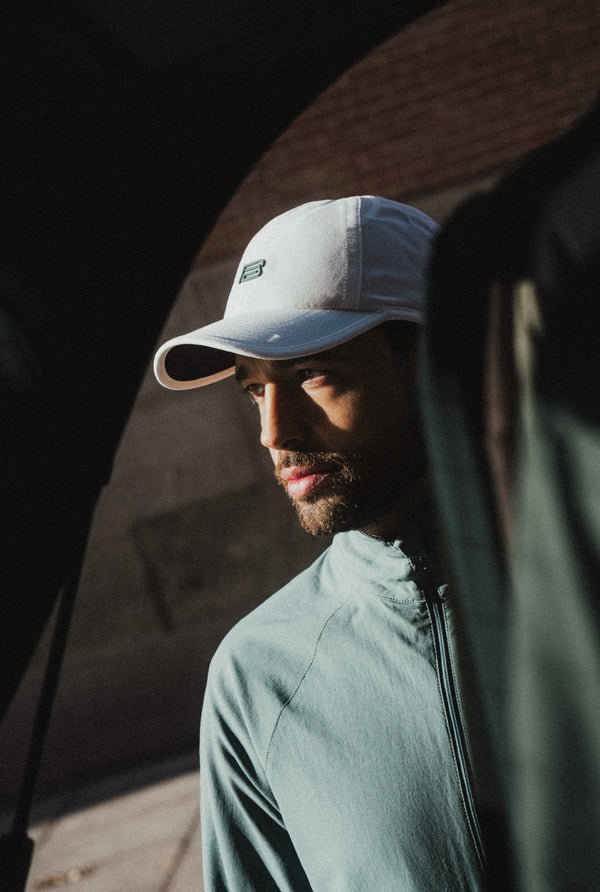 Rubber logo tour cap