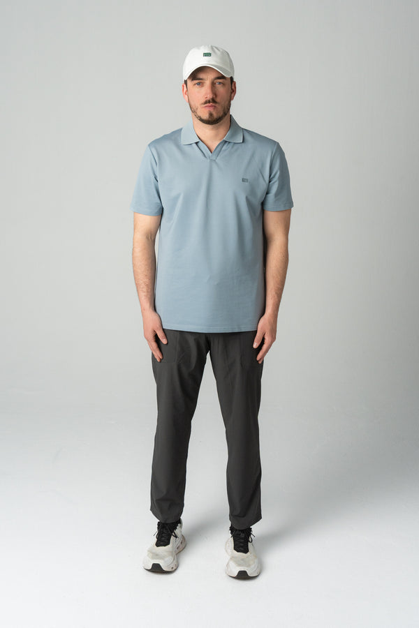 Tour polo light grey