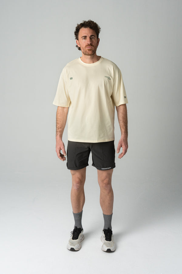 Reverse logo training tee
