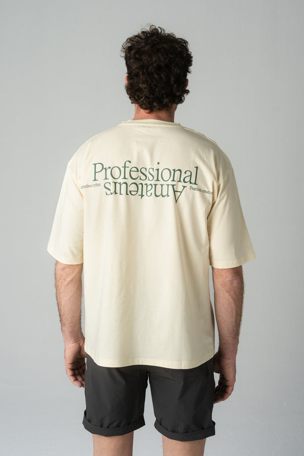 Reverse logo training tee