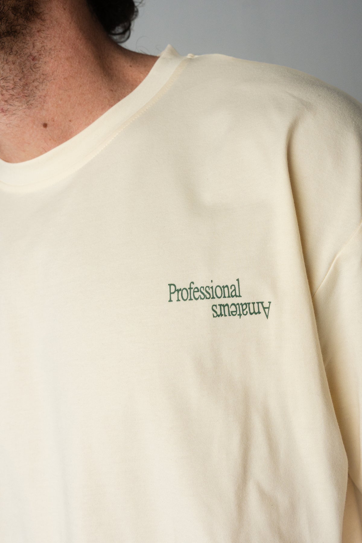 Reverse logo training tee