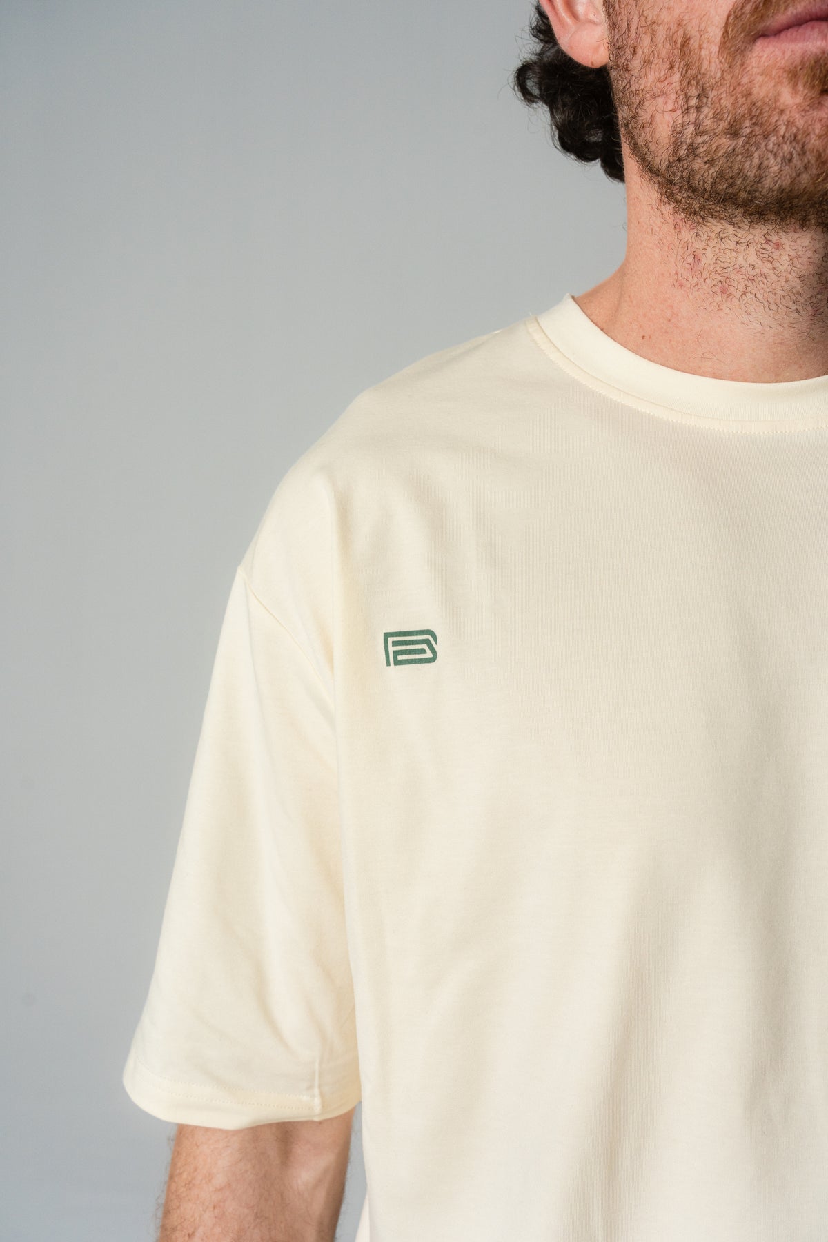 Reverse logo training tee