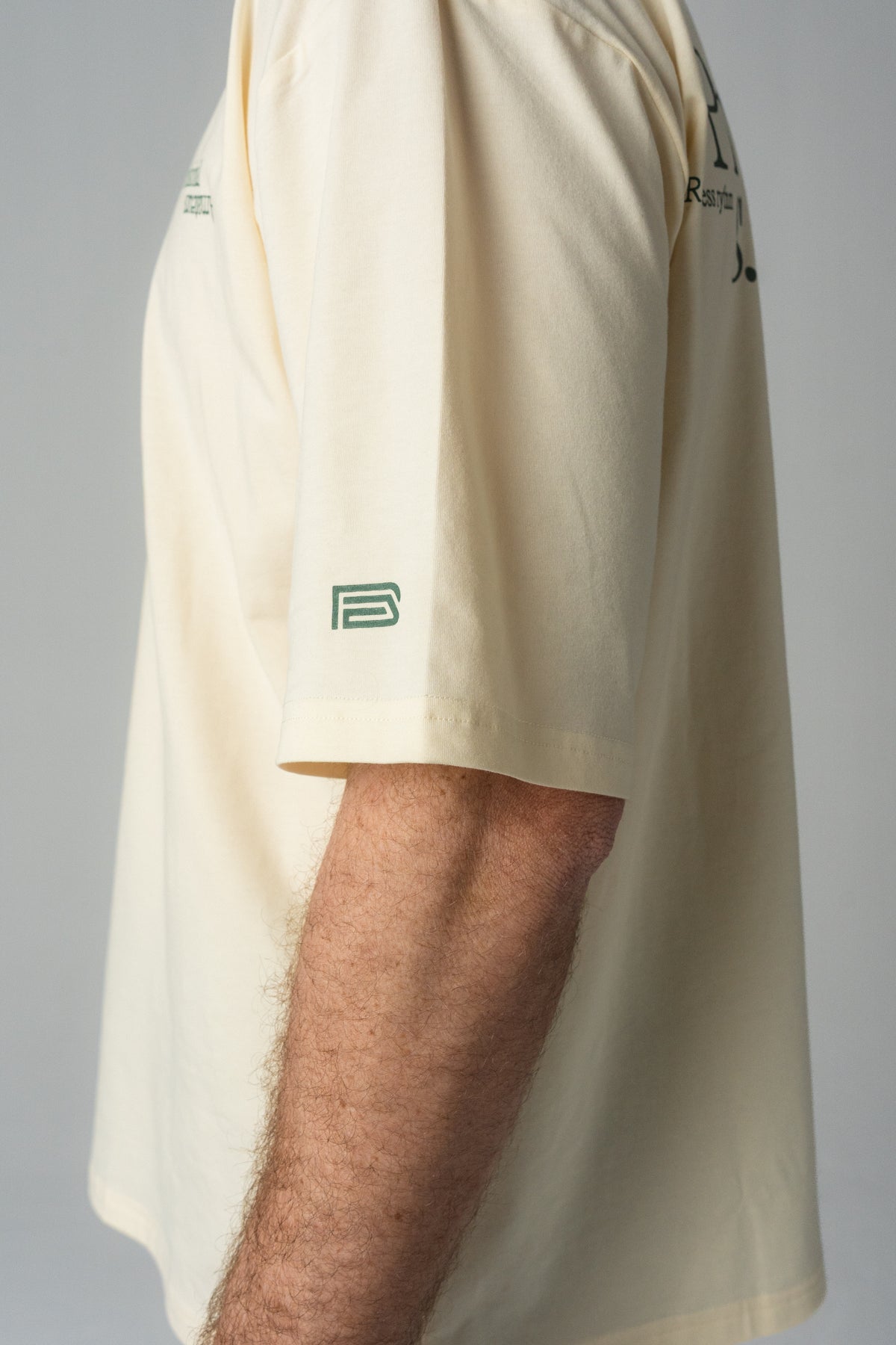 Reverse logo training tee