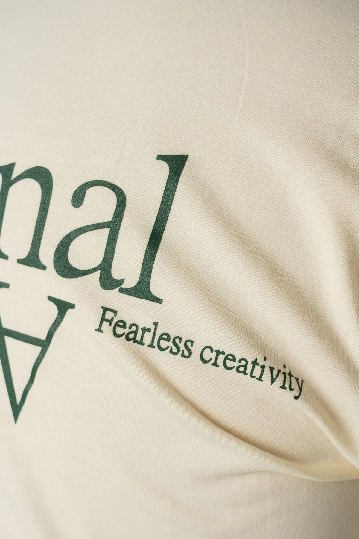 Reverse logo training tee