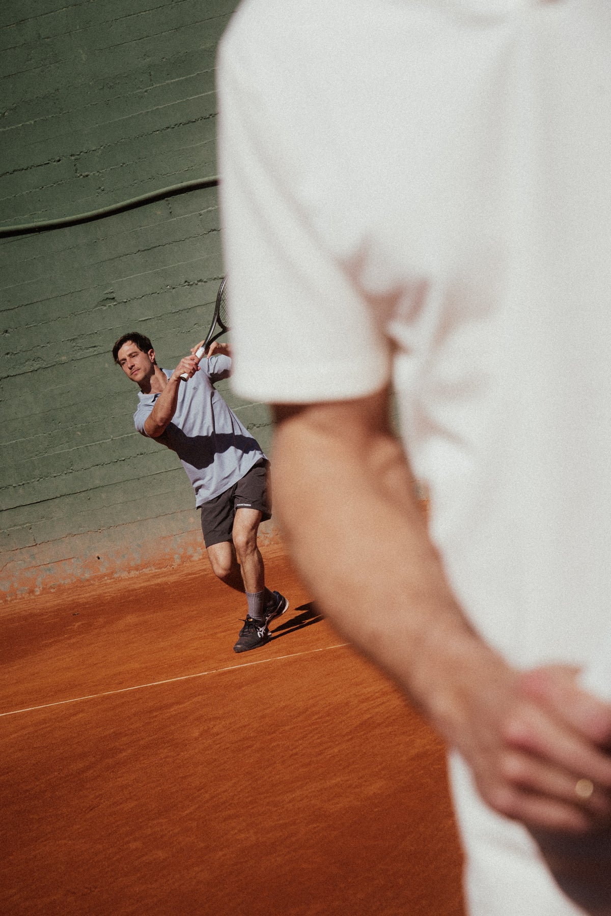 Tour polo light grey
