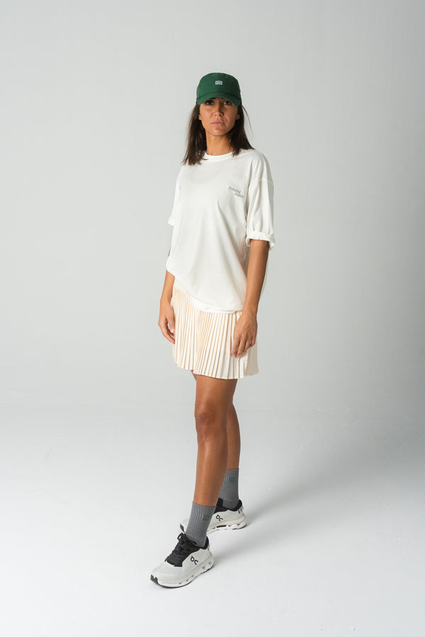 Reverse logo woman training tee